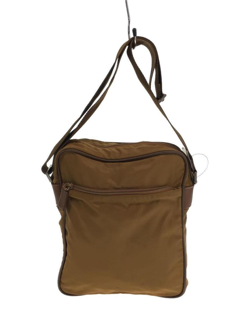 Prada Shoulder Bag Camel Brown